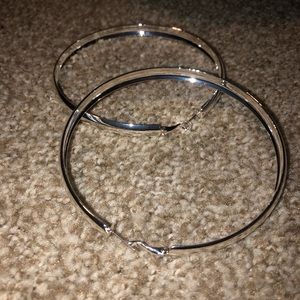 Silver Hoop Earrings